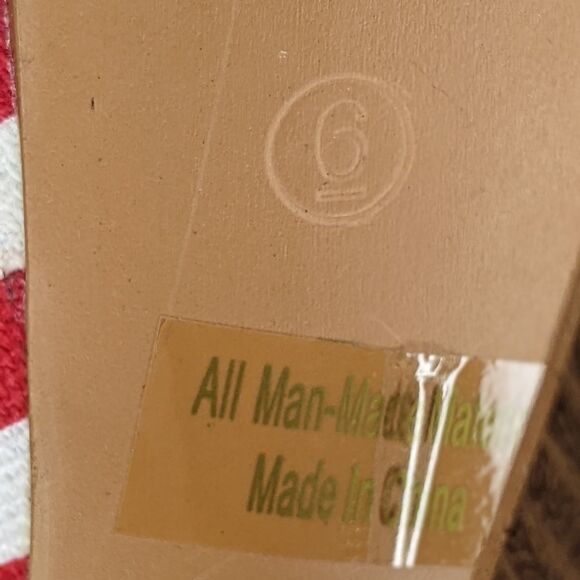 NWOT - AMI Clubwear Patriotic Stars & Stripes Stiletto Platform Booties - Picture 8 of 15